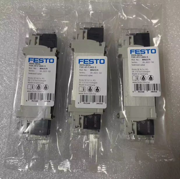 FESTO电磁阀VUVG-BK10-T32C-AT-F-1H2L-S8042554 8042556 8042555