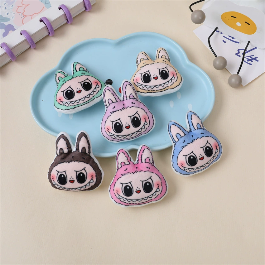 Симпатичные мультипликационные принты Раббу diy ручная заколка брошь аксессуары сумка для мобильного телефона Декоративные аксессуары для одежды