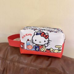 手拿包Hellokitty化妆包便携手提大容量旅行可爱卡通化妆包手拿包