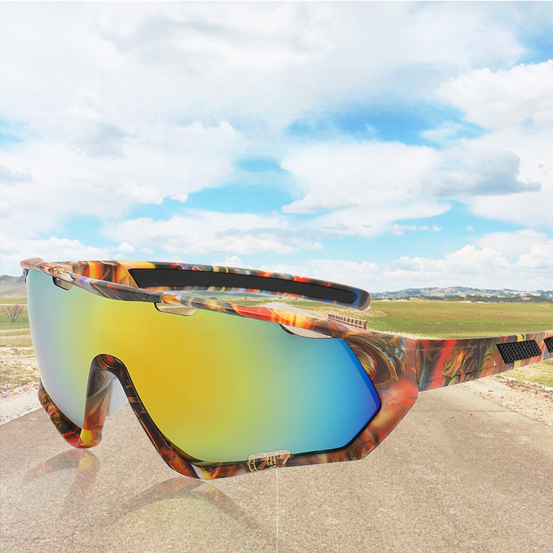 Cross-border new style European and American sports glasses, men and women universal outdoor riding glasses, popular windproof goggles 