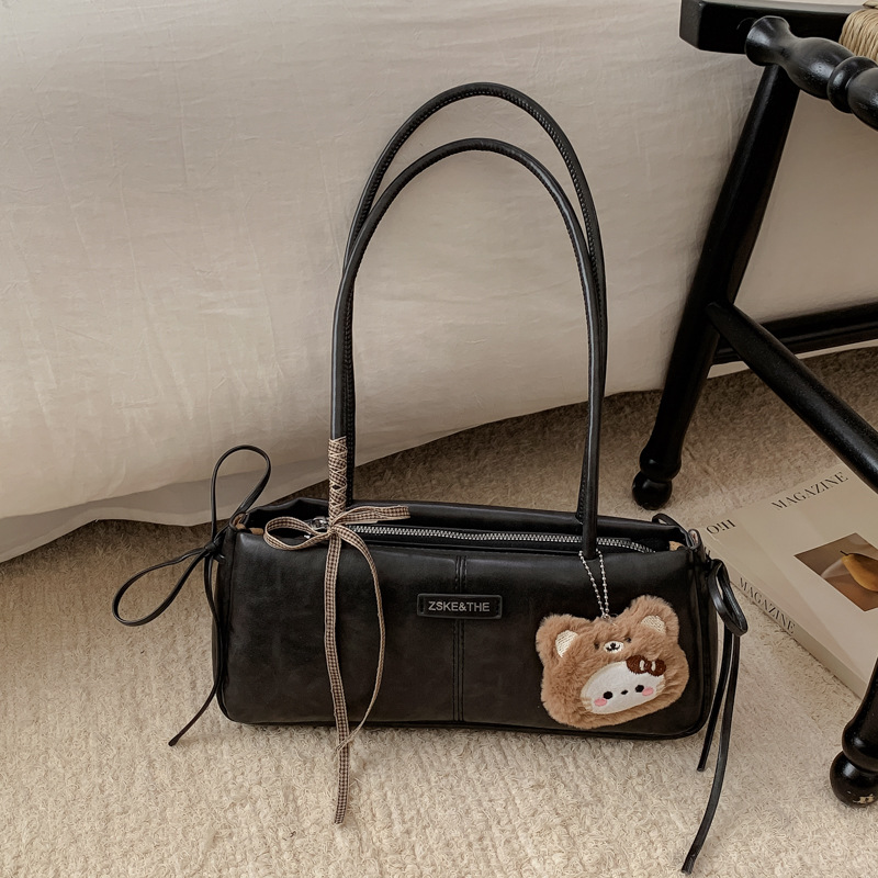 Premium Texture Retro Handbag For Women 2025 New Arrival Commuter Versatile Shoulder Underarm Bag Fashion Baguette Bag - Thumbnail 8