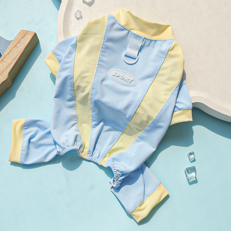 Productos para perros de primavera y verano, chaleco para gatos de seda helada para gatos, perros pequeños y medianos, ropa de protección solar para perros, ropa para mascotas