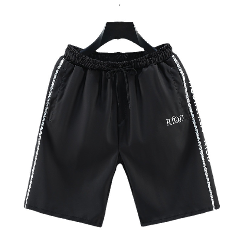 Dunne en sneldrogende zomersport-strandshort, trendy casual, veelzijdige capri voor heren_voghion.com