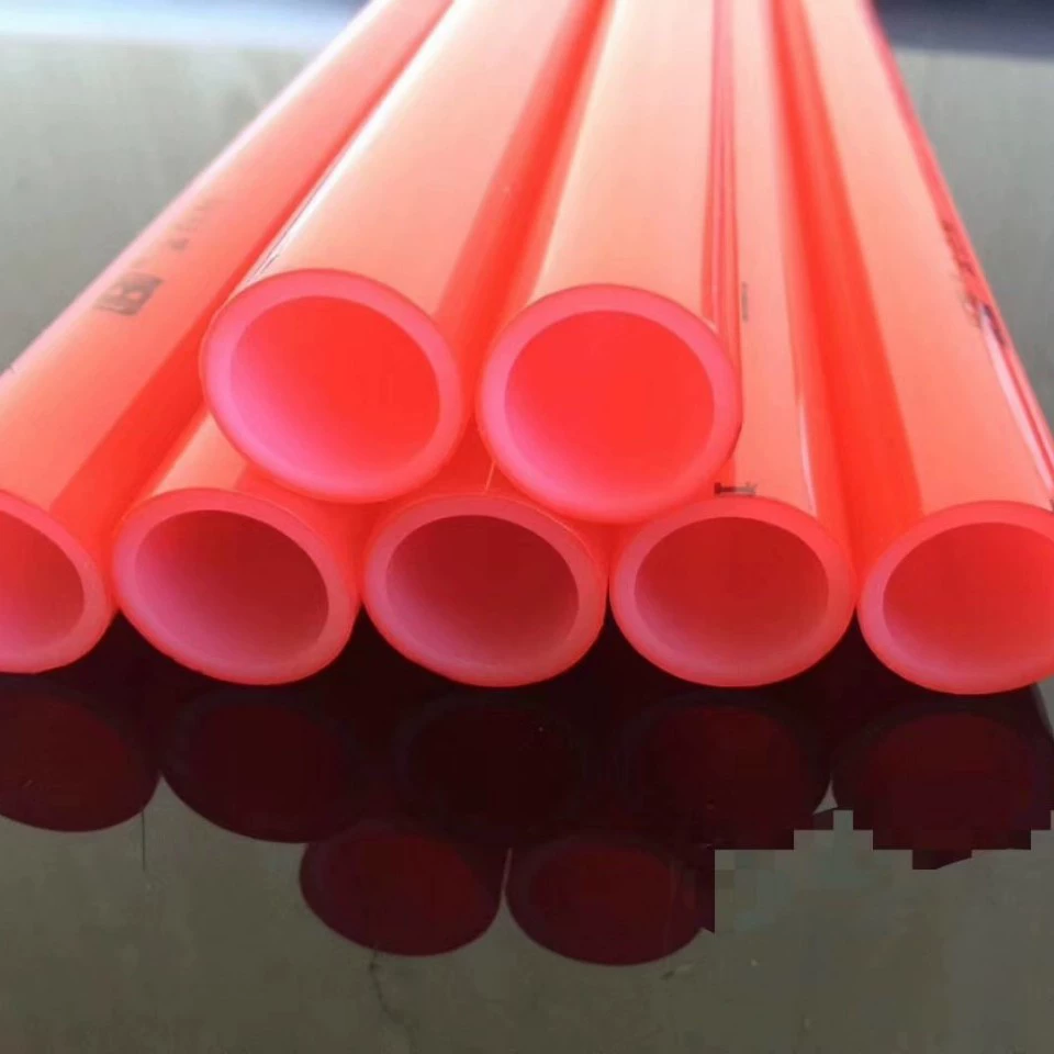 Труба для теплого пола из ПЭ-РТ, красная, для геотермального отопления, модульная, для монтажа теплого пола