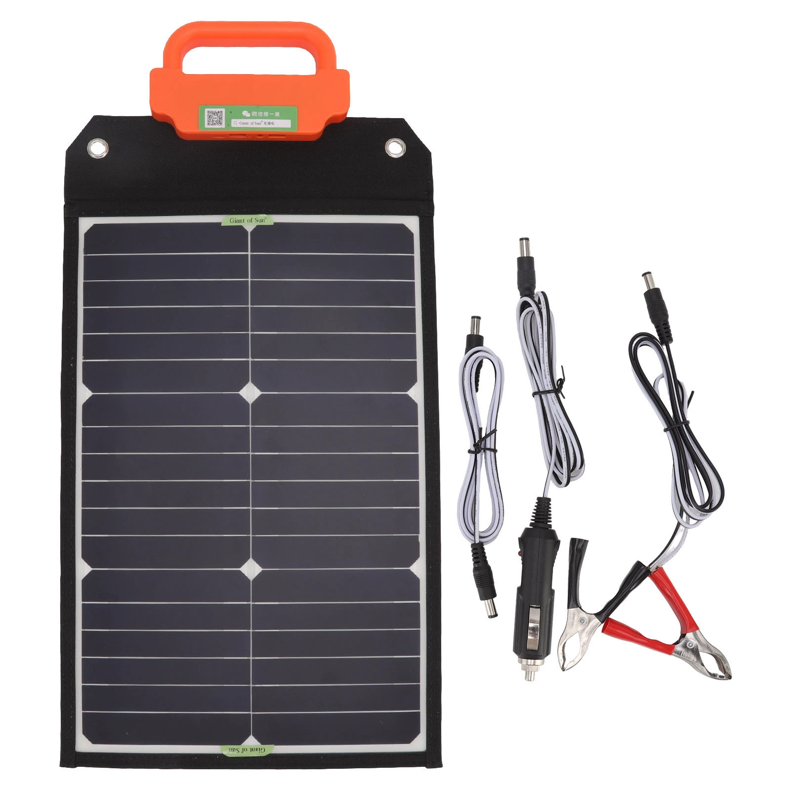 Handheld battery solar-powered, charger, waterproof RV for camping, 50W