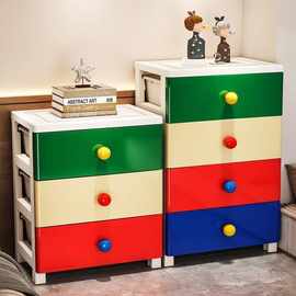 抽屉式收纳柜多层置物柜家用卧室衣服裤子整理柜杂物储物柜五斗柜