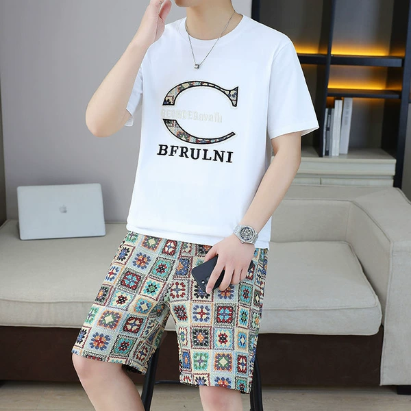 White set, T-shirt, shorts