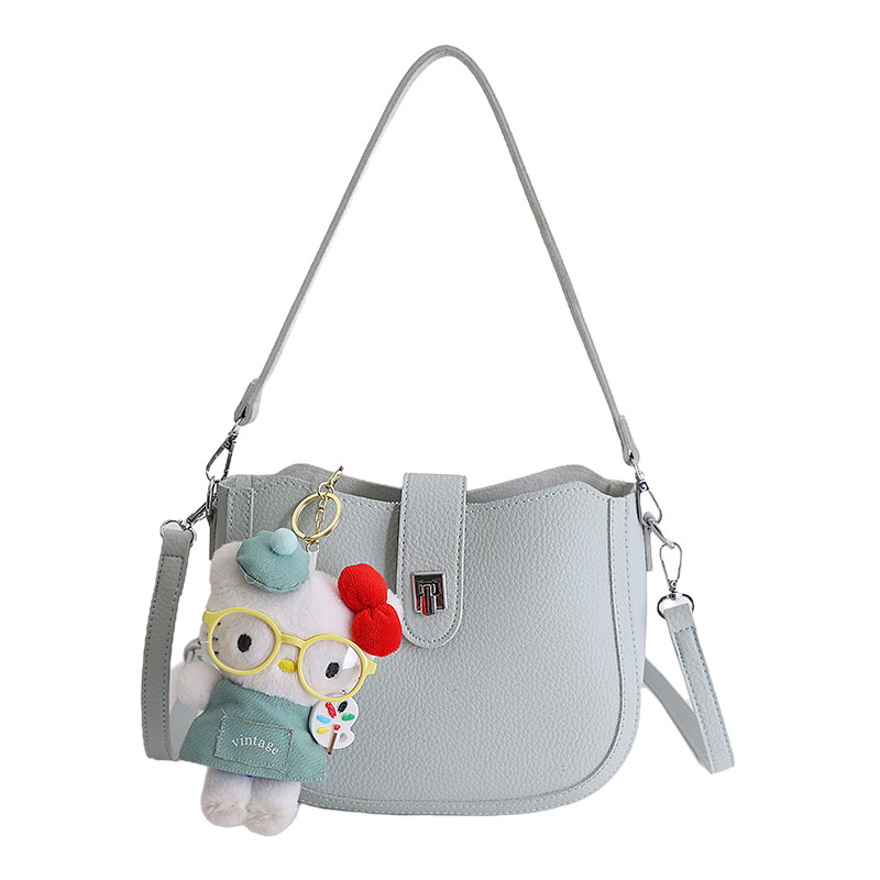 Lichi de alta sensación bolso de cubo de mano mujer 2026 venta caliente nueva moda lujosa versátil bolso de hombro image 12