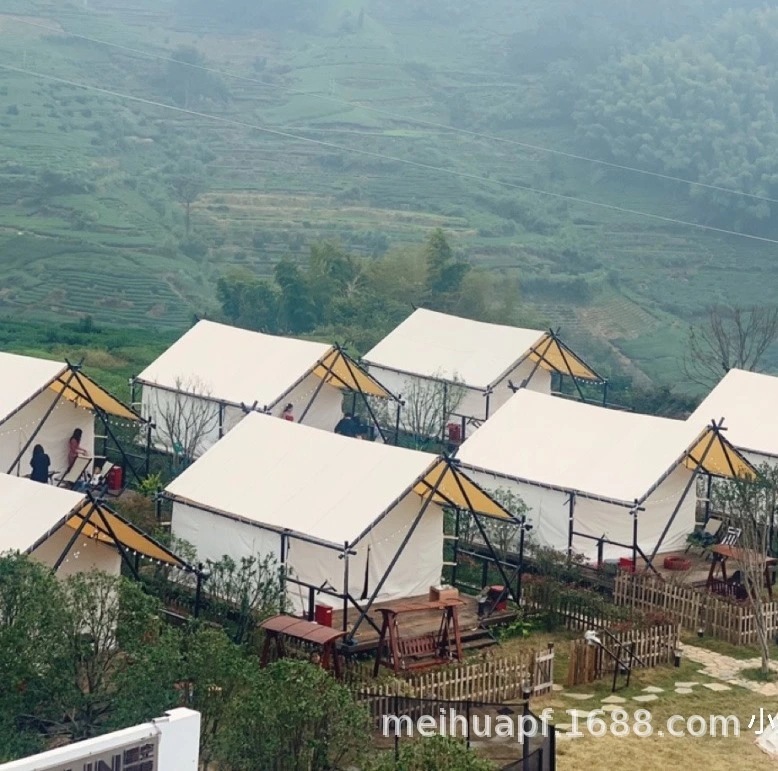 홈스테이 텐트 겨울 여름 캠프 집단 텐트 하우스 텐트 캠프 캠핑 텐트 라이트 럭셔리 스타일