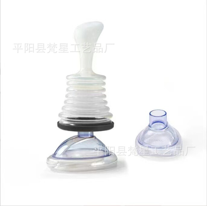 呼吸訓練器choking emergency device窒息緊急救助マスク人工心肺活量|undefined
