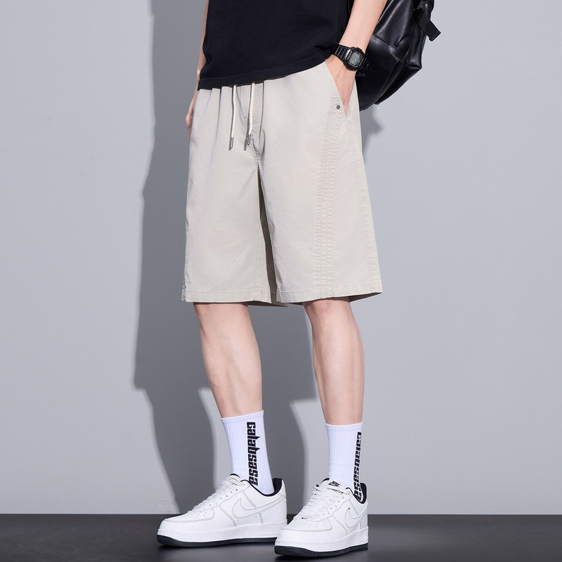 Lyocell Tencel Shorts Men's 2026 New Style Loose Straight Thin Breathable Sports Five-Point Pants Men's Pants Lyocell Tencel Shorts Men's 2026 New Style Loose Straight Thin Breathable Sports Five-Point Pants Men's Pants