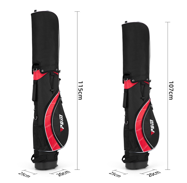 Túi Golf trẻ em cổ điển PGM cỡ lớn — Túi bóng đen đỏ bé trai cỡ lớn 9-12 tuổi, Túi bóng màu hồng đen bé gái cỡ lớn 9-12 tuổi chi tiết 8