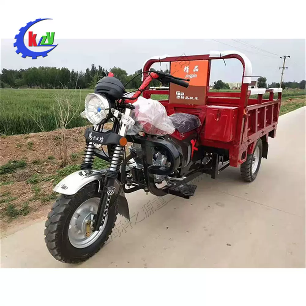 全新货运农用水冷150货车 汽油三轮车载重王 山区载货自卸翻斗车