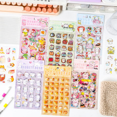 Yuezhen かわいいガーデンカットフィルムステッカーハンドブックステッカー DIY 子供ステッカー漫画ステッカーハンドブックステッカー