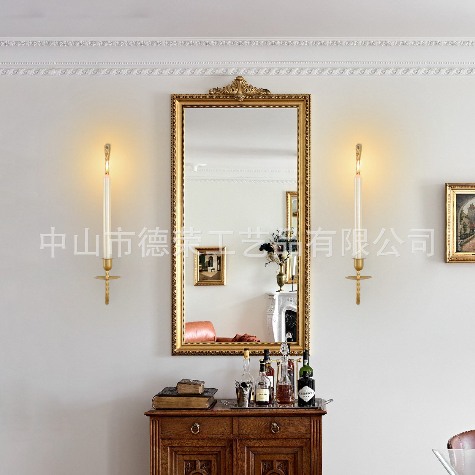 Amazon simple candelabros de hierro forjado colgados en la pared de alto nivel de hierro forjado colgado en la pared en forma de botón L decoración de la atmósfera de candelabros