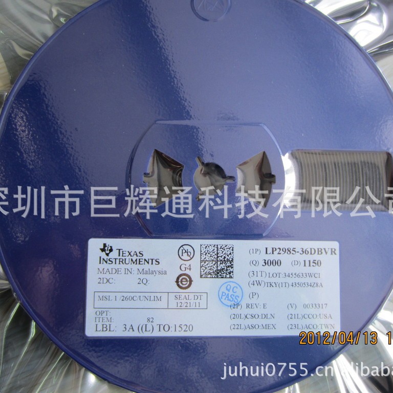 LP2985-33DBVR  LP2985供应LDO稳压芯片全系列电压 支持提供样品