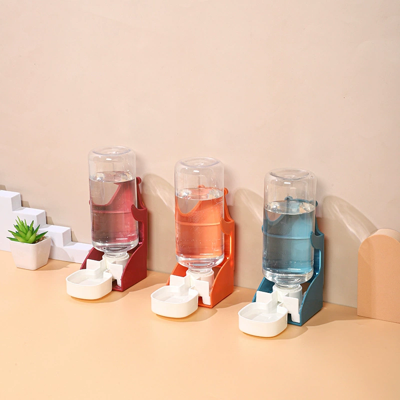 Миска для кошек Двойная чаша Автоматическая питьевая вода Миска для собак Питьевая вода для собак Принадлежности для кошек Защита шейного отдела позвоночника Миска для воды