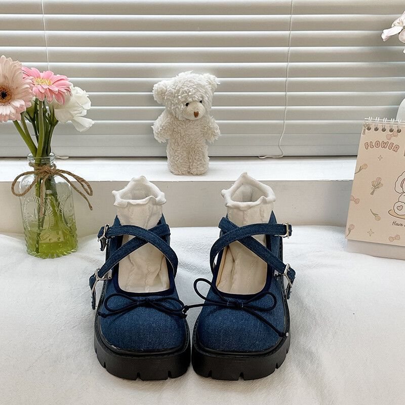 Ins Fairy Style Summer New 2026 Niche Design Mary Jane Shoes Versatile Thick-Soled High-Heeled Leather Shoes for Women Ins Fairy Style Summer New 2026 Niche Design Mary Jane Shoes Versatile Thick-Soled High-Heeled Leather Shoes for Women