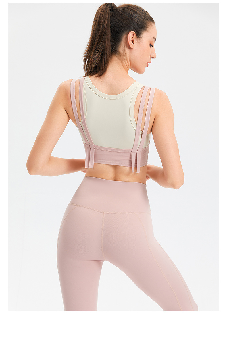 Ropa interior deportiva para mujer, ropa de yoga a prueba de golpes, ropa de nihaostyles al por mayor NSFAN70479