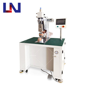 Multi-strand electronic wire and multi-strand enameled wire welding hot crimping machine