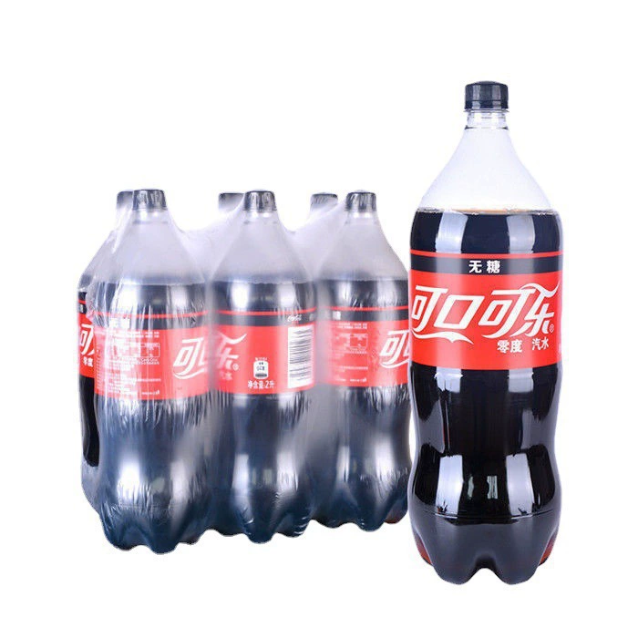 Большая бутылка 2L ноль градусов Coca-Cola Zero California Газированная напиток Семейный клуб
