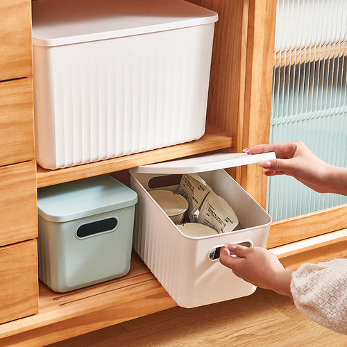 bdo desktop storage box plastic bathroom kitchen storage box sundries organizing storage box cosmetics storage basket