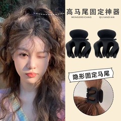 2025网红新款小抓夹高马尾发夹女后脑勺高颅顶公主头发卡发饰批发