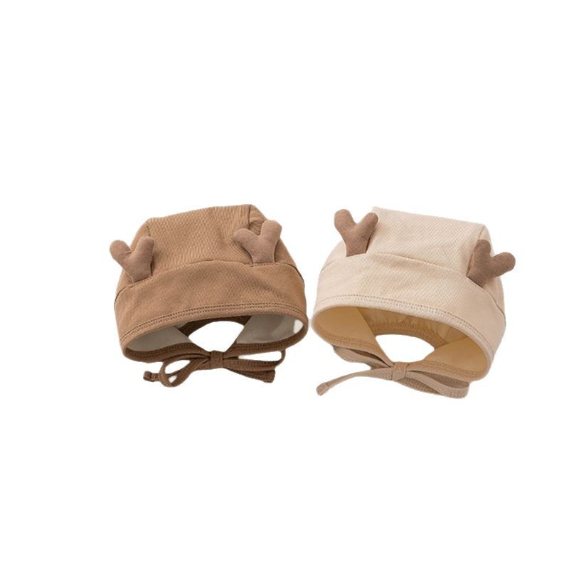 Sombreros para bebés primavera y otoño lindos gorros de bolsillo para bebés, gorras de protector de orejas para bebés, gorras de bolsillo para recién nacidos