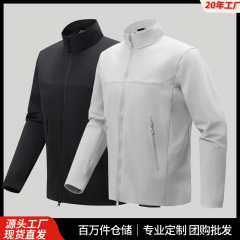 Sun M8 同ソフトシェル速乾ジャケット アウトドアジャケット 男女兼用 防風ストレッチ 2025春秋ジャケット スタンドカラー