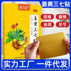 ターメリックと七人参の首、肩、腰、脚用の万能ハーブパッチ、関節痛用のドロップシッピングパッチ、灸パッチ