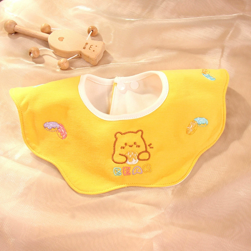 Children's scarf for men and women girl's for new born, eating bib, with embroidery