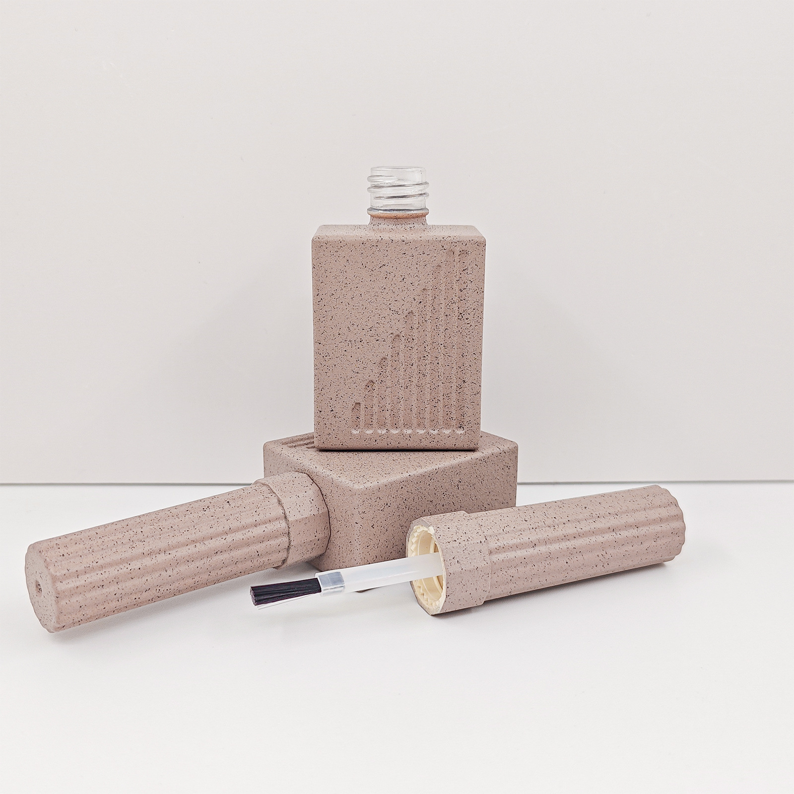 10ML12ML15ML仿大理石甲油胶分装瓶避光玻璃瓶美甲胶瓶子空瓶