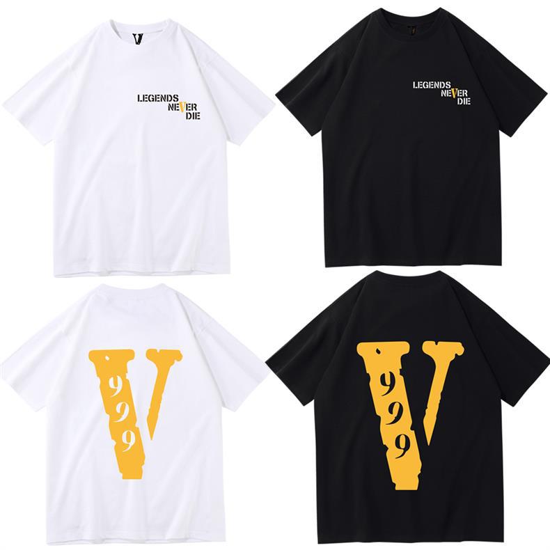 Футболка VLONE темно-синяя, S