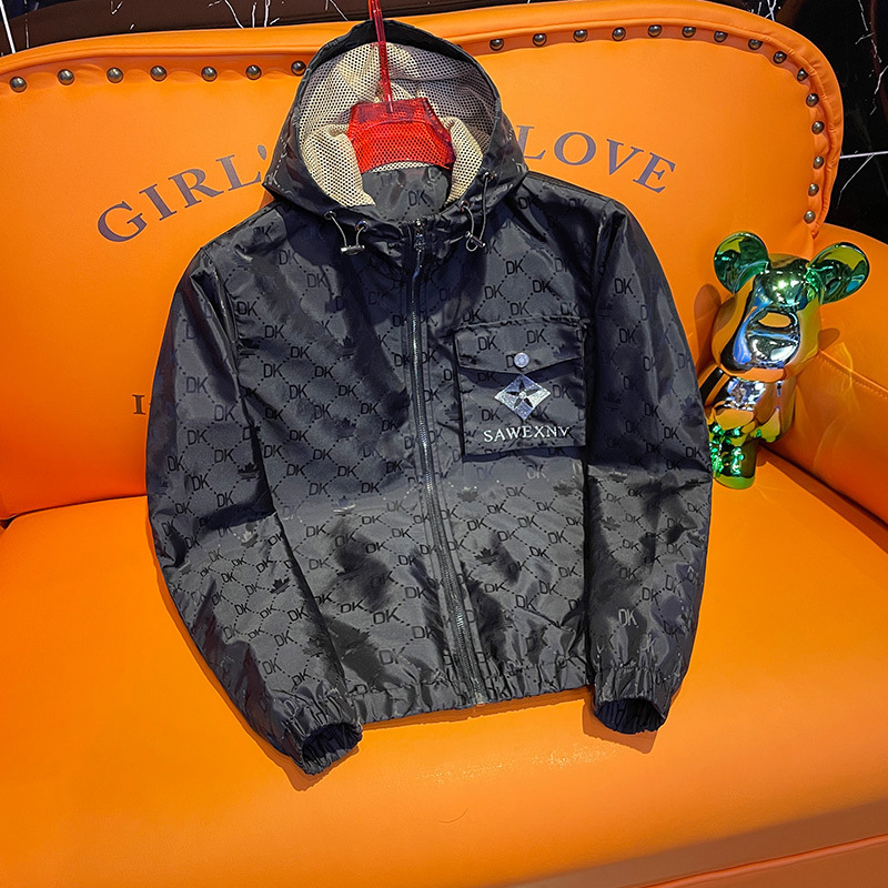European-Style High-End Casual Hooded Jacket for Men, Trendy Brand, 2025 Autumn New Men's Top Jacket European-Style High-End Casual Hooded Jacket for Men, Trendy Brand, 2025 Autumn New Men's Top Jacket