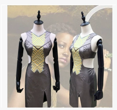 Косплей аниме костюм Капитан Америка 3COS Черная пантера фильм Najia Косплей Костюм