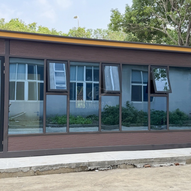 Casa de familia al aire libre, sala de sol, sala de actividades, fábrica de salón de cabina de manzana, área escénica de campamento, almacén de Apple, oficina móvil