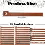 字母aa-z皮革唱片分隔器