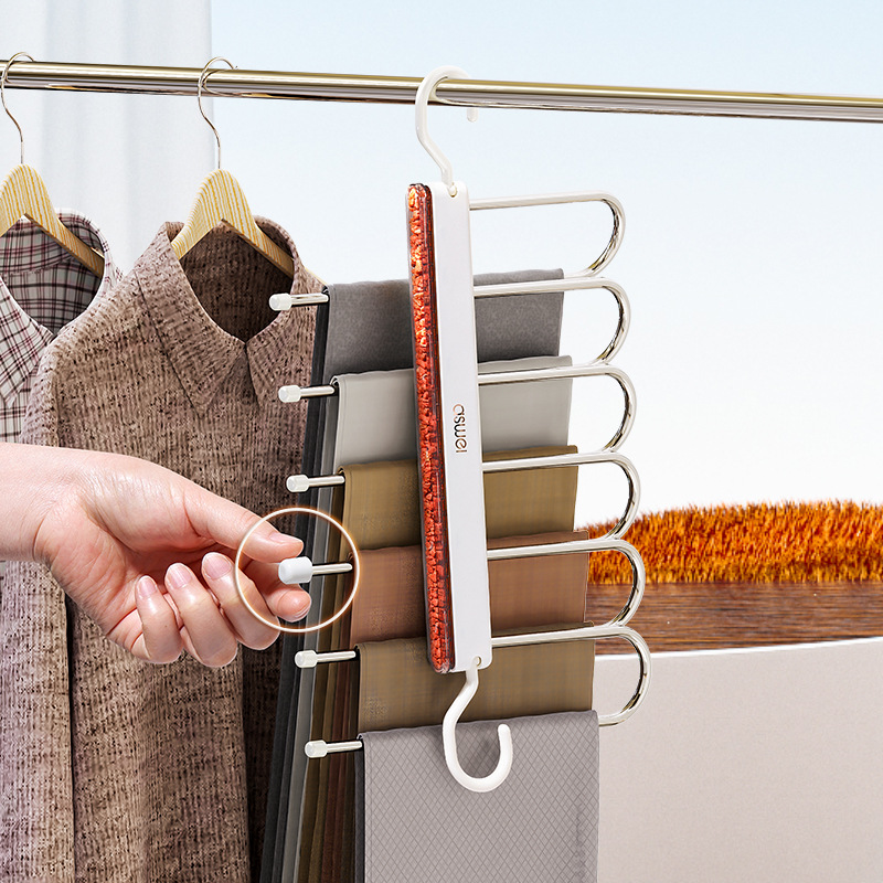 Color crema (estante de pantalones perfumados)