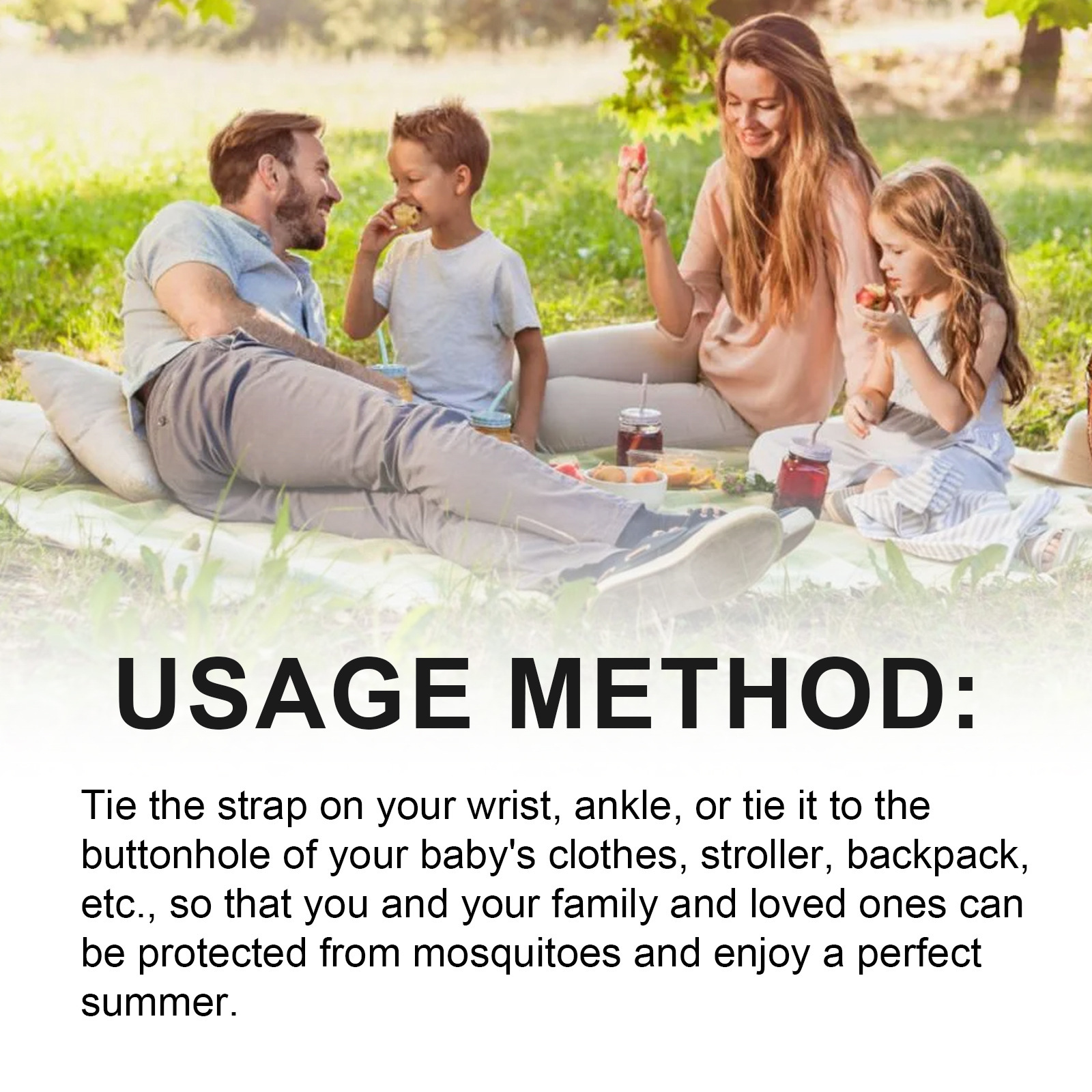 Outdoor Camping Portable Silicone Mosquito Repellent Watch To Prevent Mosquito Bites