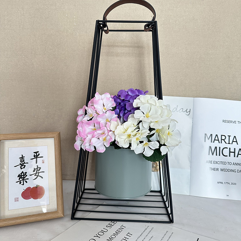 Simulación de flores nuevos productos de boda floral diseño artístico de flores secas ramo de flores soporte de fotografía de alto nivel