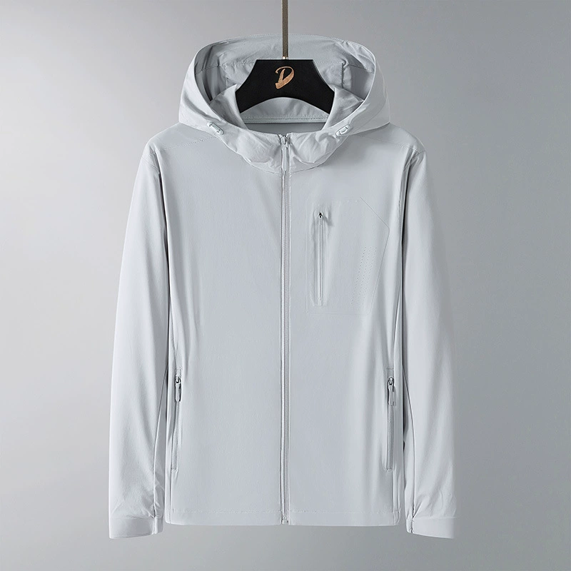 Птичья семья плоская летняя солнцезащитная одежда с капюшоном тонкая дышащая эластичная быстрая сушка анти-УФ-досуг куртка UPF50