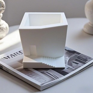 Aromatherapy Plaster Ornaments Candle Cup Ins Style Roman Scandinavian Architecture Desktop Retro Gift Souvenir