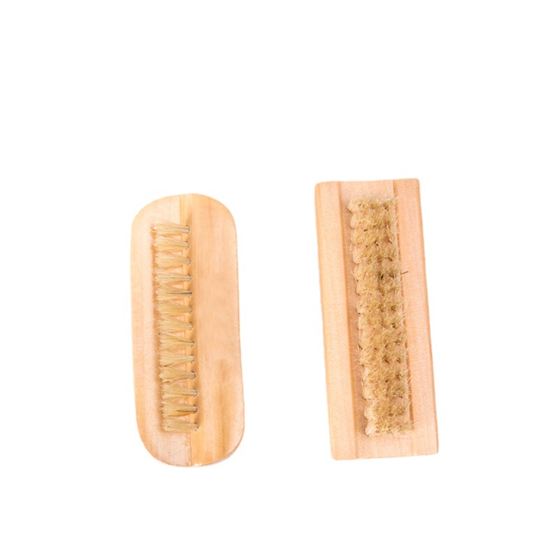 Engraving Superior Wooden Pig Hair Cleaning Brush Hand Brush Nail Brush Pane Brush Walnut Brush