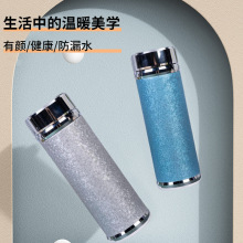 直供新款高档覆钛999镀银内胆商务保温杯高档大气广告礼品杯套装