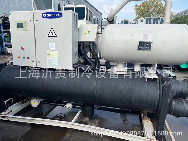 Large Factory Demolition 172 Cold Ton 608kw Gree Water Source Heat Pump Screw Set Recycling Second-hand Central Air Conditioner