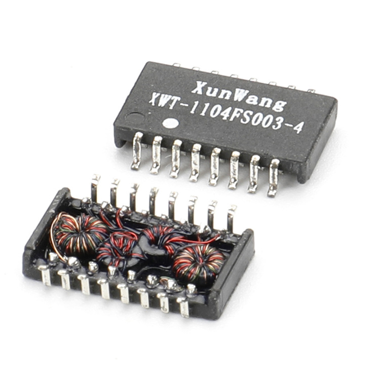 直供以太网变压器网络滤波器薄款RJ45连接器以太网网络变压器