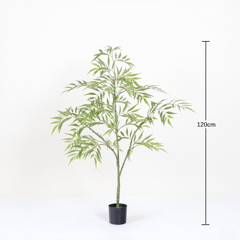 仿真绿植黄天竹南天竹植物盆景新中式室内软装造景假树盆栽摆件|undefined