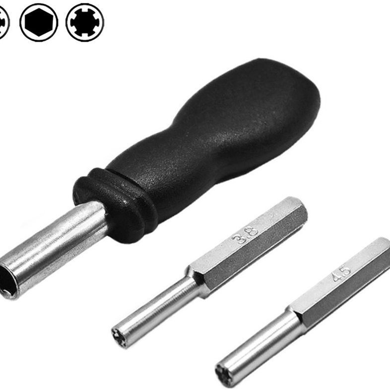 NGC N64 SFC拆机拆卡带螺丝刀套筒 组合式 3.8 4.5螺丝刀 套筒