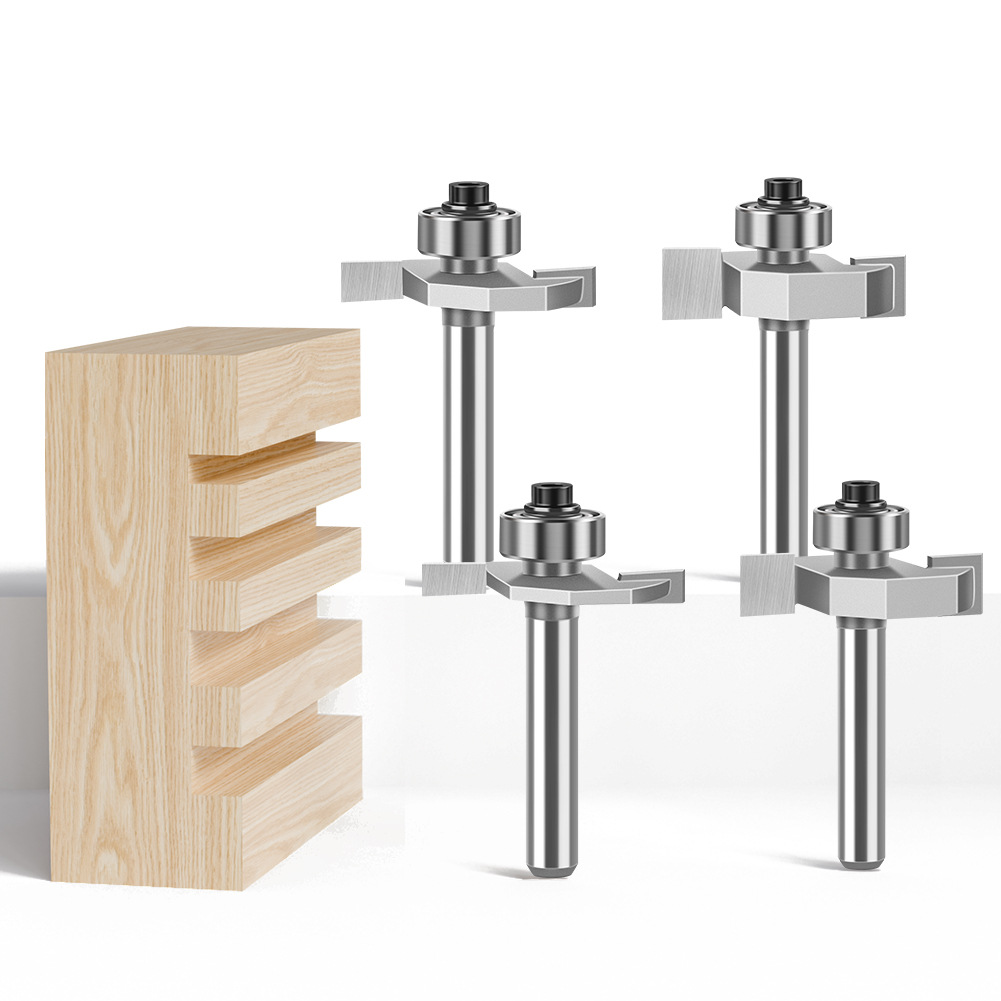 Cortador de bolas en T, fresa para carpintería, cortador ranurado, cortador ranurado, cortador ranurado dos en uno, cortador de chaflán Haitang, cortador de manita