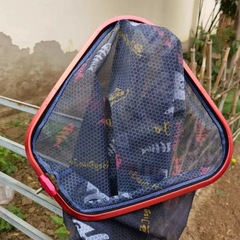 Aluminum alloy net copying head deepened and thickened aluminum ring anti-hook fish bone netfly copying head big object black pit honeycomb copy net